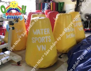 Phao đk dưới 80cm x cao 1m có vẽ 2 mặt màu vàng Cường